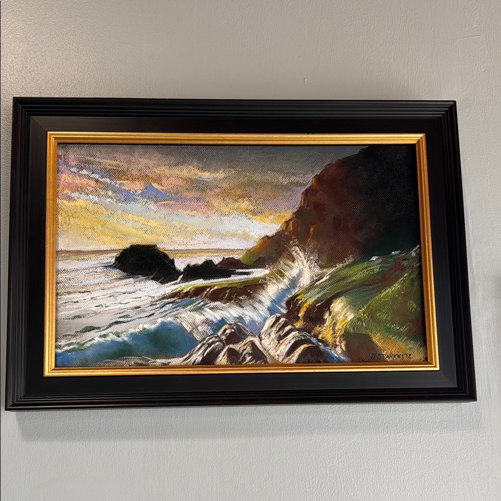 Coastal Landscape Framed Art Print